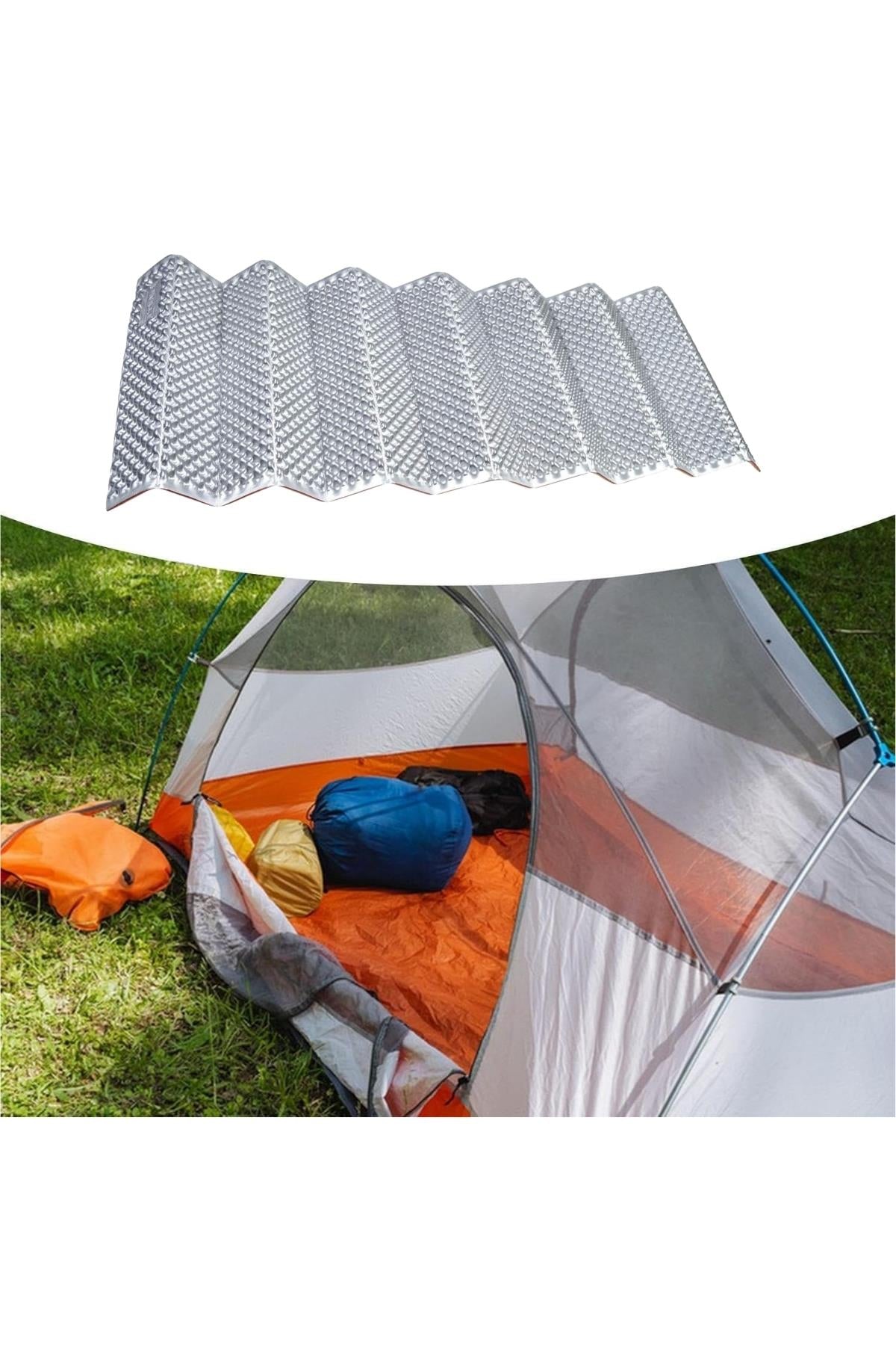 Yalıtımlı Kamp Mat Outdoor Piknik Çadır Katlanabilir Uyku Matı Yalıtımlı Köpük