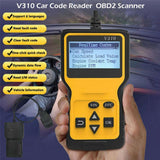 Yeni V310 OBD2/EOBD Araç Teşhis Arıza Tespit Cihazı LCD Ekran